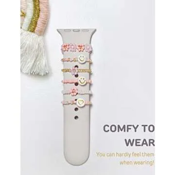 Heesch Watch Band Charms for Apple Watch - Colorful Accessories