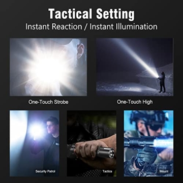 Klarus XT2CR Pro Tactical Flashlight 2100 Lumens Portable