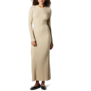 The Drop Women’s Ashlyn Ribbed Sweater Maxi Dress for Year-round Style