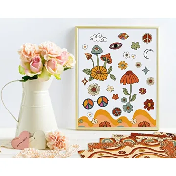 Whaline 12 Designs Retro Floral Pattern Paper for Crafts