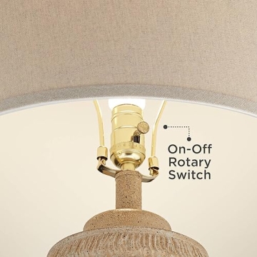 360 Lighting Maya Rustic 31" Table Lamp for Home