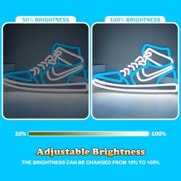 JianJung Sneaker Neon Sign for Home Party Dimmable Light