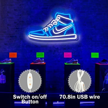 JianJung Sneaker Neon Sign for Home Party Dimmable Light