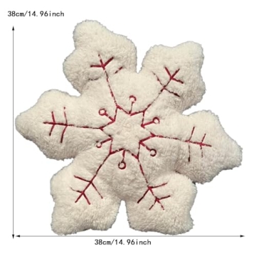 Winter Snowflake Decorative Pillows for Holiday Cheer - 2pcs