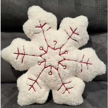 Winter Snowflake Decorative Pillows for Holiday Cheer - 2pcs