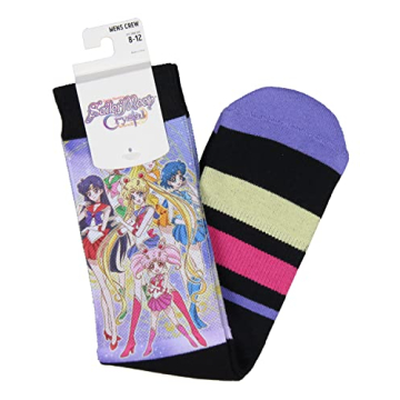 Bioworld Sailor Moon Socks Soft Anime Crew Socks
