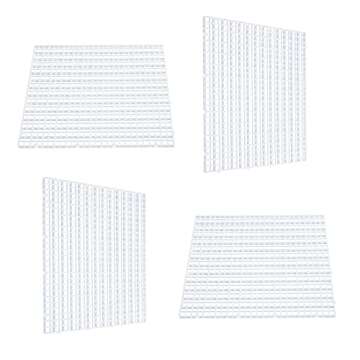 Aquarium Fish Tank Bottom Isolation, Grid Divider Tray Egg 4 Pcs (L 4pcs)