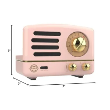 Muzen Retro Bluetooth Speaker for Music Lovers and Travelers