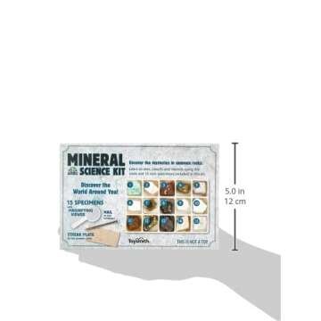 STEM Toy Mineral Science Kit Geology Rock Specimen for Young Geologists