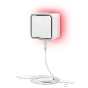 Eve Water Guard - Smart Home Water Leak Detector with 6.5 ft Cable and Siren