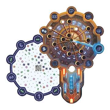 Archeo-Logic - A Competitive Deduction Board Game, Locate & Map Out A Hidden City, Ages 12+, 1-4 Players