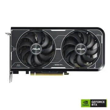 ASUS Dual NVIDIA GeForce RTX 3060 Ti OC Edition Graphics Card (PCIe 4.0, 8GB GDDR6X Memory, HDMI 2.1, DisplayPort 1.4a, 2-Slot Design, Axial-tech Fan Design, 0dB Technology, and More) (Renewed)