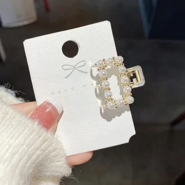 Stylish 6 Piece Mini Hair Claw Clips for Women and Girls