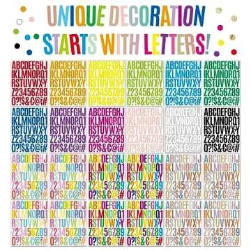 24 Sheets of Self Adhesive 2 Inch Letter Stickers