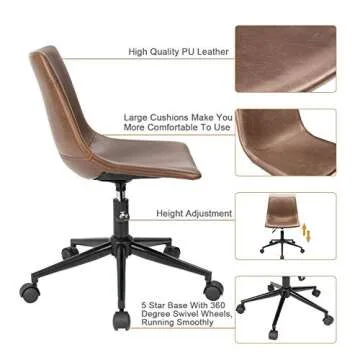 Furmax Mid Back Task Chair - Stylish and Comfortable Chair