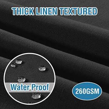 H.VERSAILTEX Cloth Napkins Set of 12 (18" X 18") Linen Textured Dinner Napkins Waterproof Extra Soft...