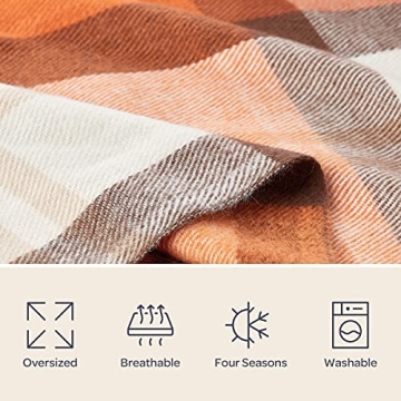 Lavish Home Faux Cashmere Acrylic Throw Blanket