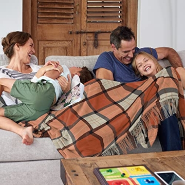 Lavish Home Faux Cashmere Acrylic Throw Blanket