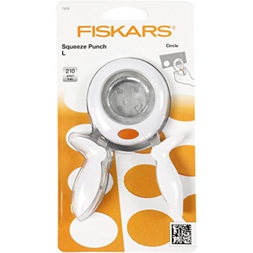 Fiskars Squeeze Punch - Large Circle for Crafting Magic