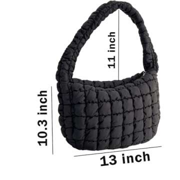 Stylish Lightweight Quilted Puffer Tote Bag - Perfect for All Occasions