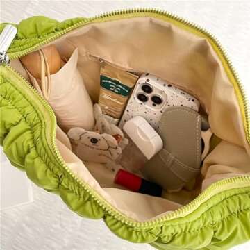 Lightweight Quilted Puffer Tote Bag for Daily Use