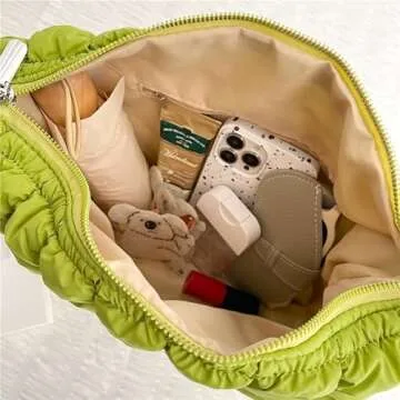 Lightweight Quilted Puffer Tote Bag for Daily Use