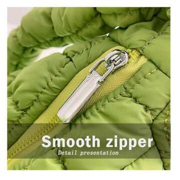 Lightweight Quilted Puffer Tote Bag for Daily Use