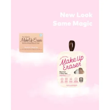 The Original MakeUp Eraser, 7-Day Set, Erase All Makeup With Just Water, Including Waterproof Mascara, Eyeliner, Foundation, Lipstick, Sunscreen, and More! Neutrals, 7ct.
