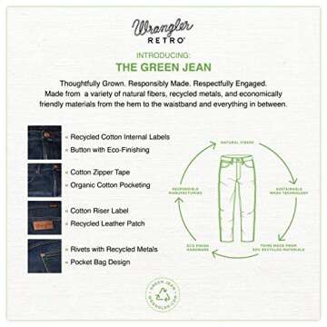 Wrangler Women's Retro High Rise Trumpet Flare, Paige, 31W x 36L