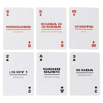 Spanish Lingo Playing Cards - Learn Spanish While Playing