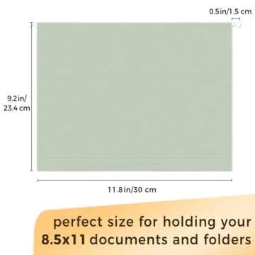 SUNEE Hanging File Folders: 50 Pastel File Organizers