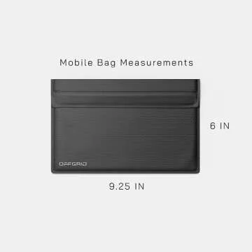 Premium OffGrid Faraday Bag for Signal Blocking