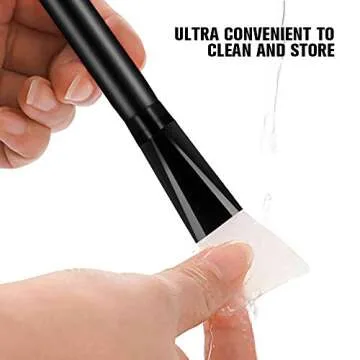 5PCS Bubble Buster Tool for Making Epoxy Glitter Tumblers, Protable Heat Gun for DIY Acrylic Resin Cups Tumblers to Remove Air Bubbles,4Pcs Magic Epoxy Brushes for Even Smooth, Ideal to Bling (White)