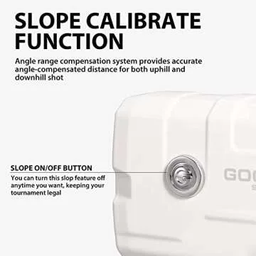 Gogogo Sport Vpro Golf Rangefinder 900 Yards Slope Laser Range Finder with Pinsensor & Flag-Lock, 6X Magnification, Pulse Tech (900 Yard with Slope Switch & Inside magnet)