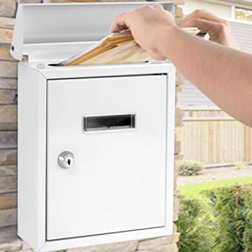 Secure Weatherproof Locking Mailbox for Home & Business