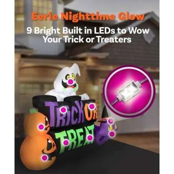 Holidayana 9ft Halloween Inflatables Perfect for Outdoor Decor