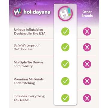 Holidayana 9ft Halloween Inflatables Perfect for Outdoor Decor