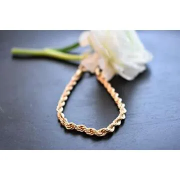 Handmade Gold Plated Cuff Chain Bracelet - Perfect Gift