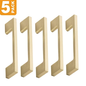 Stylish Satin Brass Cabinet Handles for Home Improvement