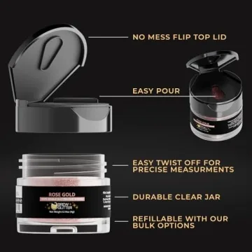 Brew Glitter - Edible Rose Gold Drink Glitter 4g