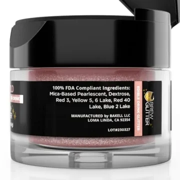 Brew Glitter - Edible Rose Gold Drink Glitter 4g