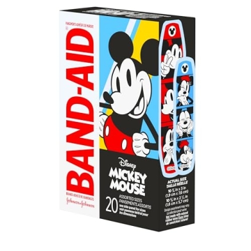 Disney’s Mickey Mouse Band-Aid Adhesive Bandages for Kids