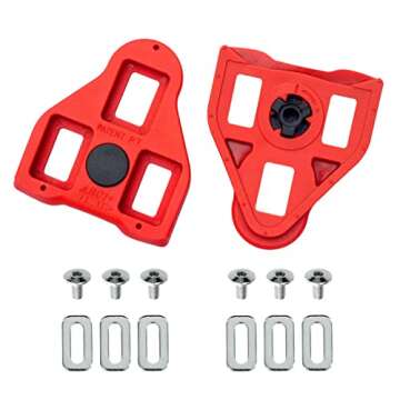 Boerte Peloton Cleats Compatible with Look Delta Clips(9 Degree Float) - Peloton Cleats for Men's an...