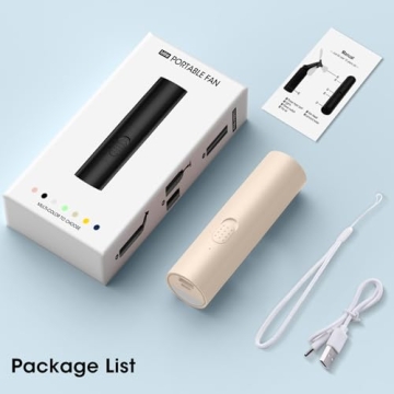 Portable OLV Handheld Mini Fan with 22+ Hours Runtime