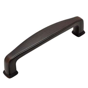 10 Pack - Cosmas 4389ORB Oil Rubbed Bronze Modern Cabinet Hardware Handle Pull - 3" Inch (76mm) Hole...