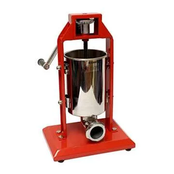7Penn Vertical Meat Stuffer – 3L Sausage Stuffer Machine with Vertical Stuffer Nozzles, Manual Sausage Press Machine