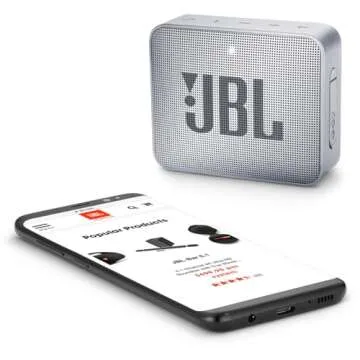 JBL GO2 - Waterproof Ultra Portable Bluetooth Speaker - Gray