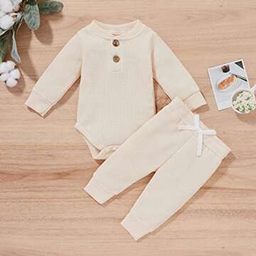 Cozy Newborn Baby Rompers Cotton Long Sleeve Outfit