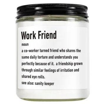 Vanilla Soy Wax Coworker Candle - Perfect Farewell Gift