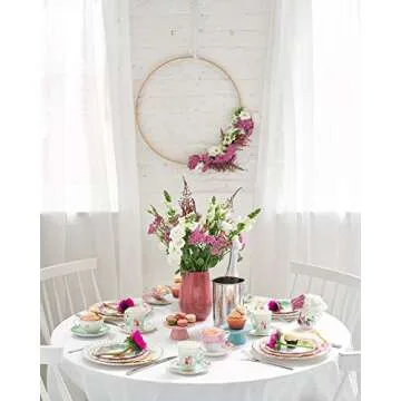 Talking Tables Truly Scrumptious Disposable Plates, 12 Count, 6.5 inches for Tea Party or Birthday